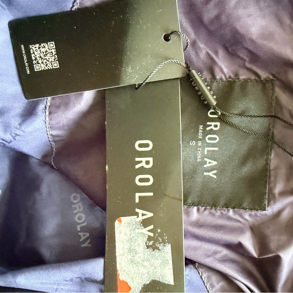 Orolay Women's Size S Thickened Plaid Print Multi Pockets Hooded Down Jacket.New - Picture 17 of 17